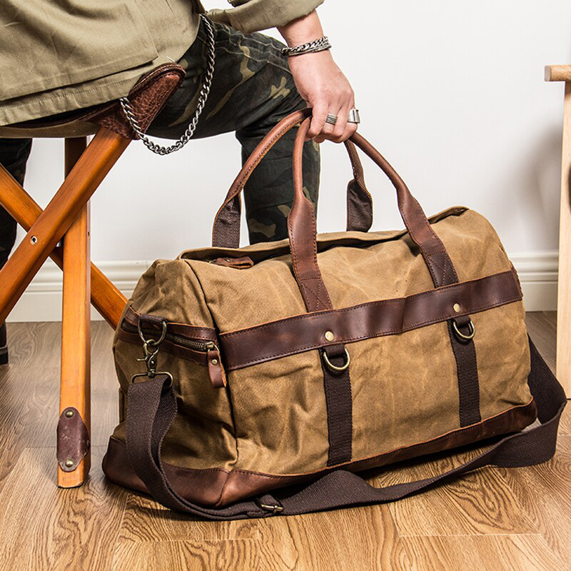 Weekender top canvas bag