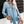 Load image into Gallery viewer, Long Sleeve White Washed Thin Denim Shirt Lightweight Womens