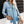 Load image into Gallery viewer, Long Sleeve White Washed Thin Denim Shirt Lightweight Womens