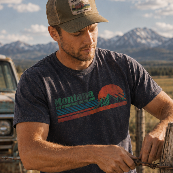 RED BARN MONTANA GRAPHIC T