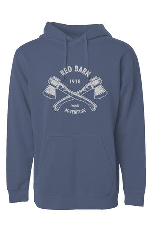 RED BARN AXES GRAPHIC HOODIE