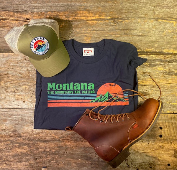 RED BARN MONTANA GRAPHIC T