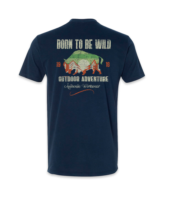 RED BARN BORN TO BE WILD GRAPHIC T SHIRT 