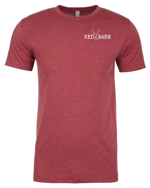 RED BARN HUNT CLUB GRAPHIC T SHIRT RED 2