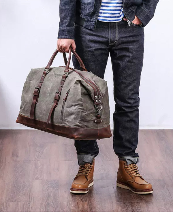 RED BARN Duro Duffle Waxed Canvas Bag