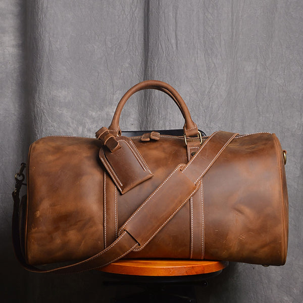 Single Shoulder Leather Messenger Bag